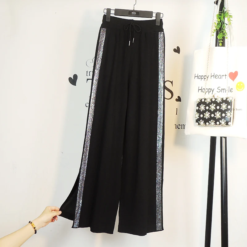 Свободные женские брюки для тяжелой промышленности горячая распродажа черные