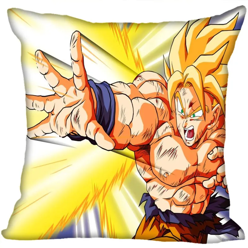 На заказ из аниме Goku наволочки dragon ball Z квадратная наволочка Рождественская Наволочка на молнии наволочка 40*40 см, 45*45 см(с одной стороны - Цвет: Pillowcase 3