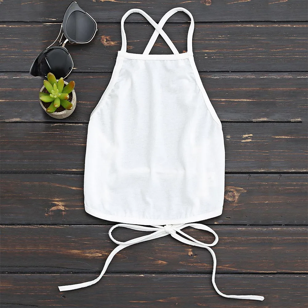 Женский короткий топ с открытой спиной ZAFUL летний Повседневный однотонный на