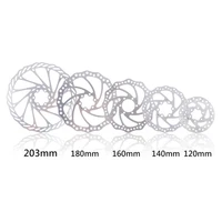 203mm180mm160mm140mm120mm 6 inches disc brake rotor stainless steel rotor disc for mountain road cruiser bike bicycle parts