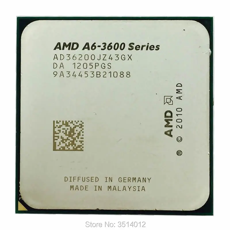 Процессор AMD с тройным ядром процессор процессором AD3620OJZ43GX разъем FM1 3620 A6 2 5