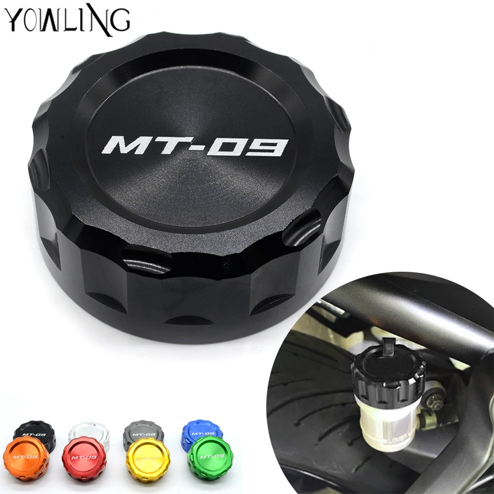 

Motorcycle Rear brake tank cover Motorbike Brake Reservoir Cover Caps For Yamaha MT07 MT-07 FZ09 FZ-07 MT09 MT-09 FZ09 FZ-09
