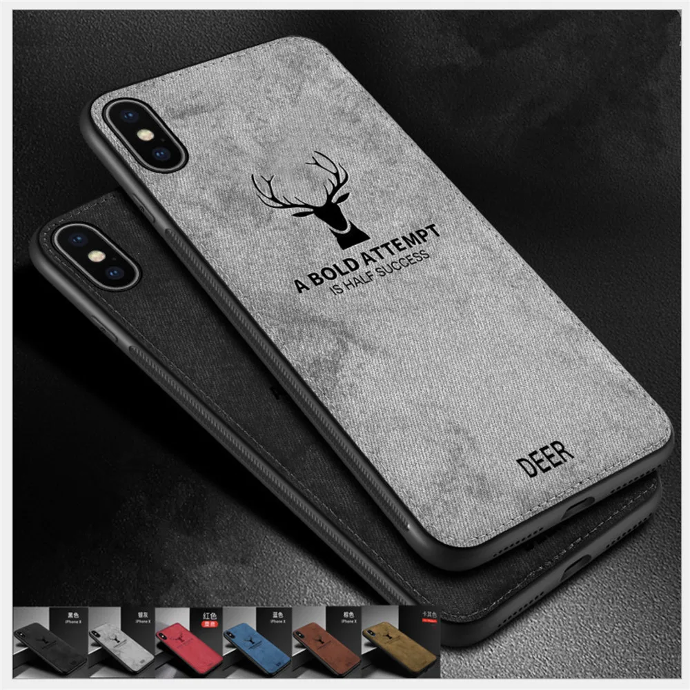 Мягкая тканевая задняя крышка северного оленя для чехол Mate 20 Pro 20X DIY защитный