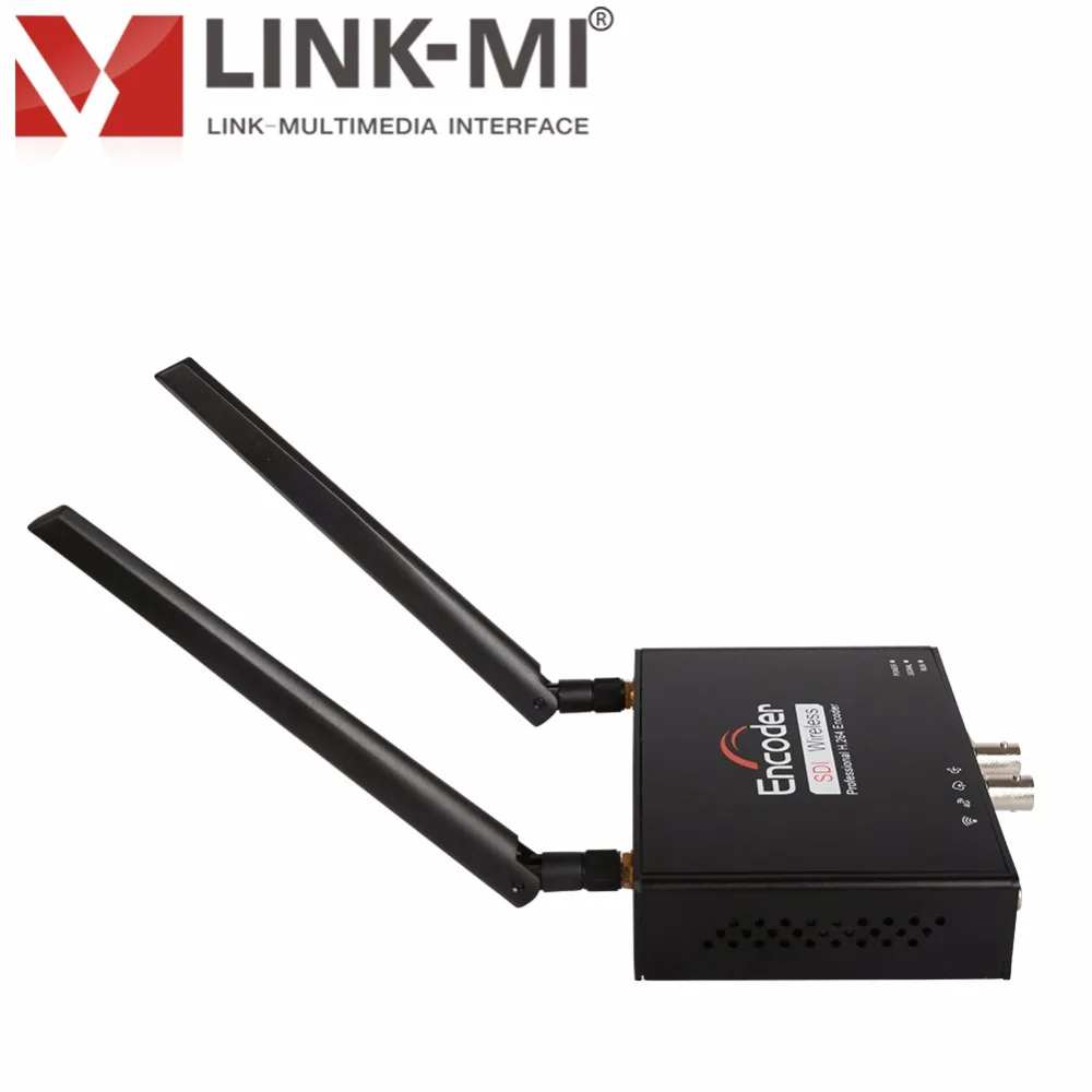 LINK MI ECG1 HD/3G SDI WIFI H.264 видеокодер Ethernet и внешний USB 4G LTE Dongle 2 4G/5 8G Двухдиапазонная Micro SD