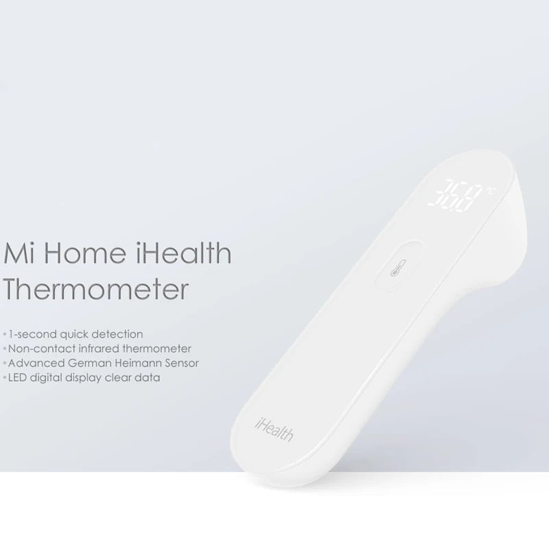 Xiaomi Mijia iHealth светодиодный инфракрасный термометр для детей и взрослых, Бесконтактный лоб Meas