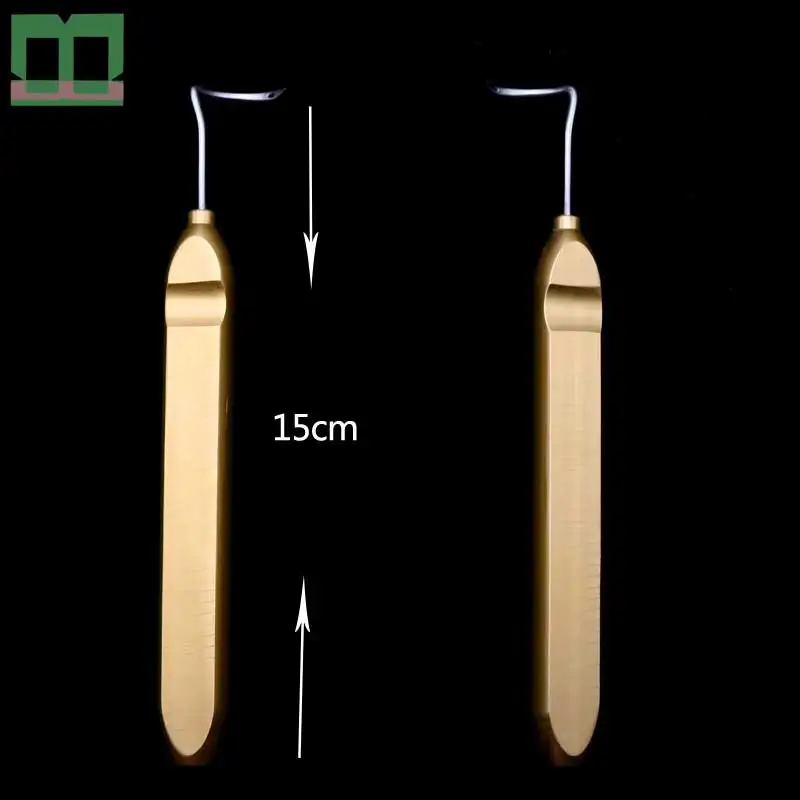 Puncture guide hook Cosmetic and plastic surgery instruments tools for skin lifting stainless steel Aureate handle | Красота и