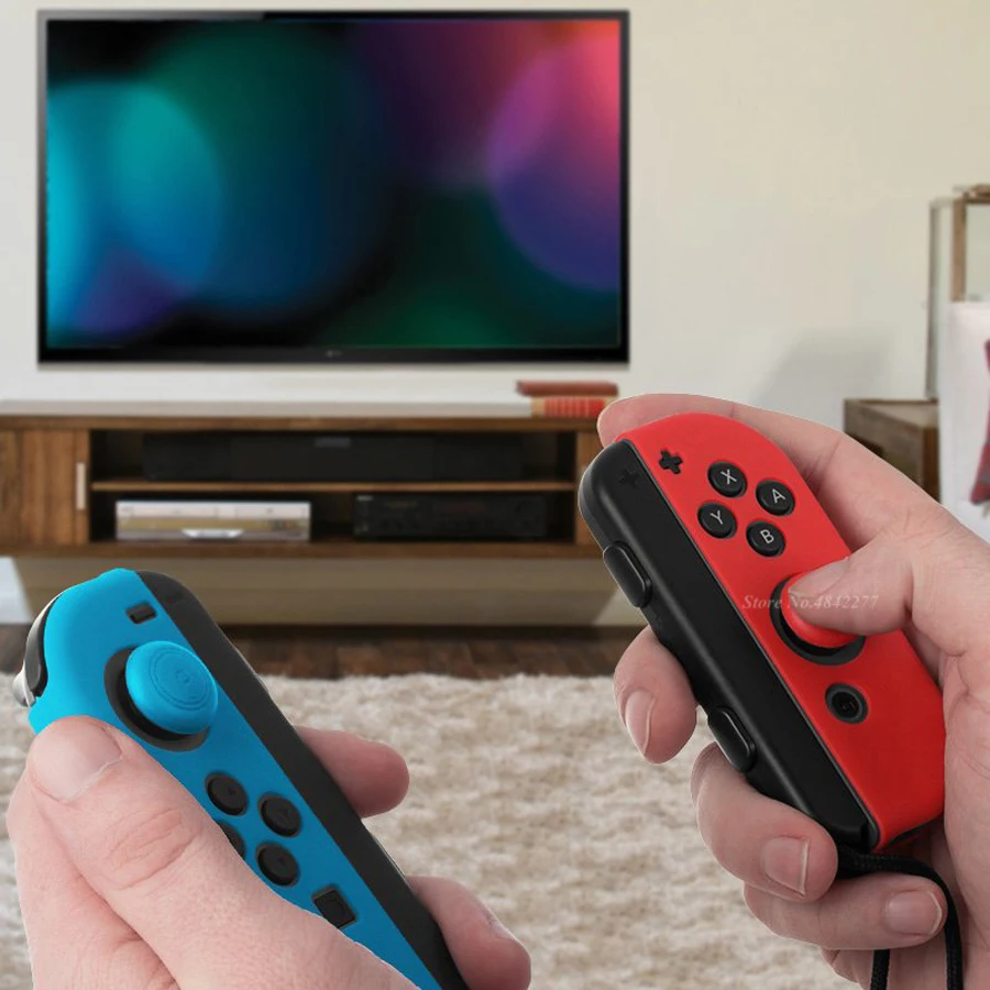 Nintendo Switch Joycon аксессуары для кожи Мягкий силиконовый защитный чехол контроллера
