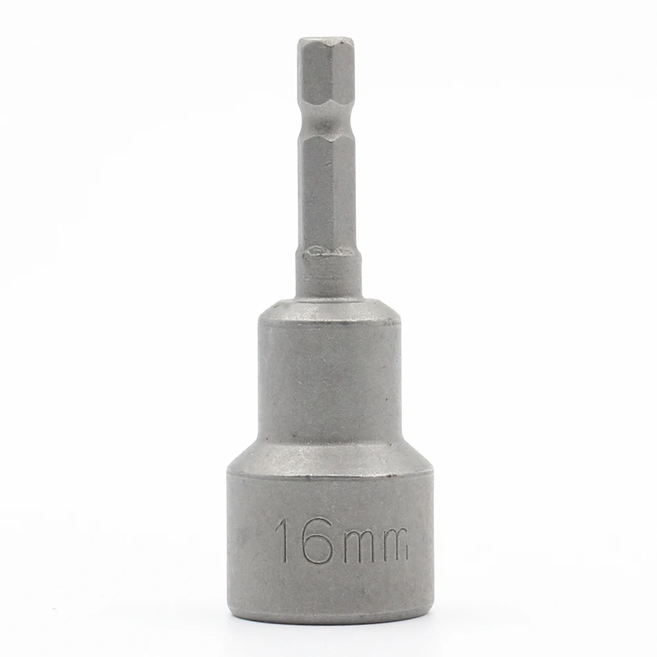 

6Pc 14mm-19mm Hex Socket Strong Magnetic Nut Driver Set Drill Bit Socket Adapter 1/4" Hex Adaptor Power Drill Bit Holder Setter