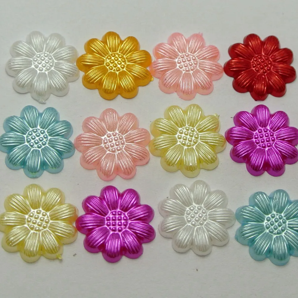 Скрапбук с плоской задней поверхностью 200 цветов|sunflower beads|flat backflatback pearl |