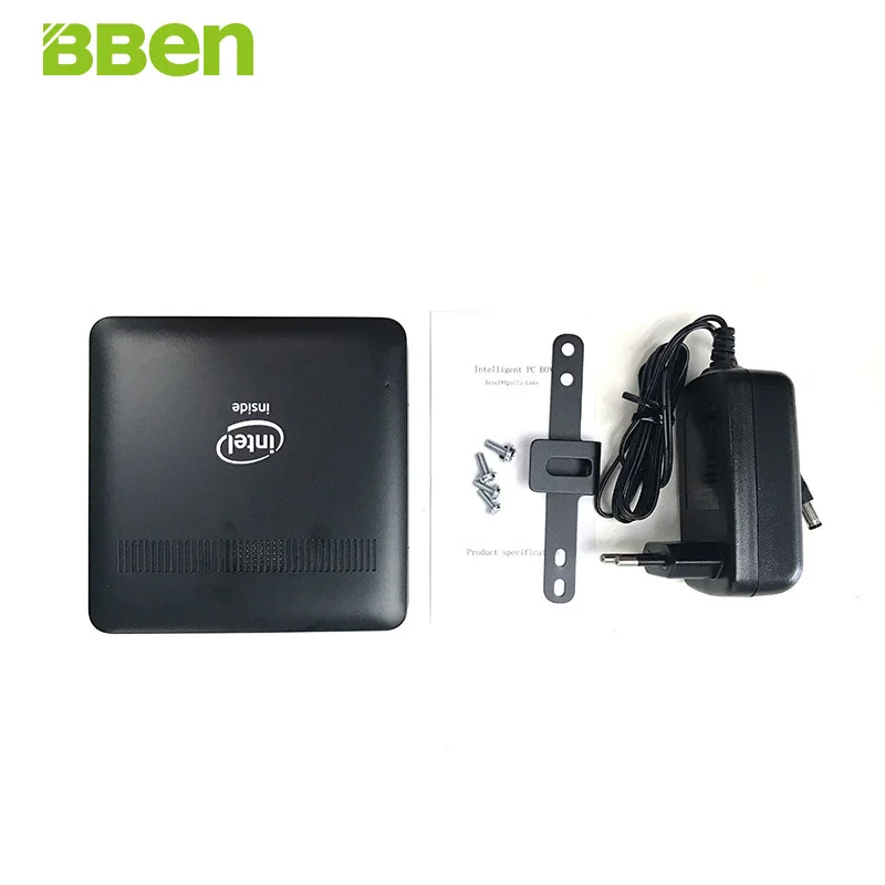 Bben MN16A Mini PC Windows 10 Intel Celeron N3450 4 г ОЗУ 64 ГБ Встроенная память USB3.0 VGA LAN Порты и разъёмы