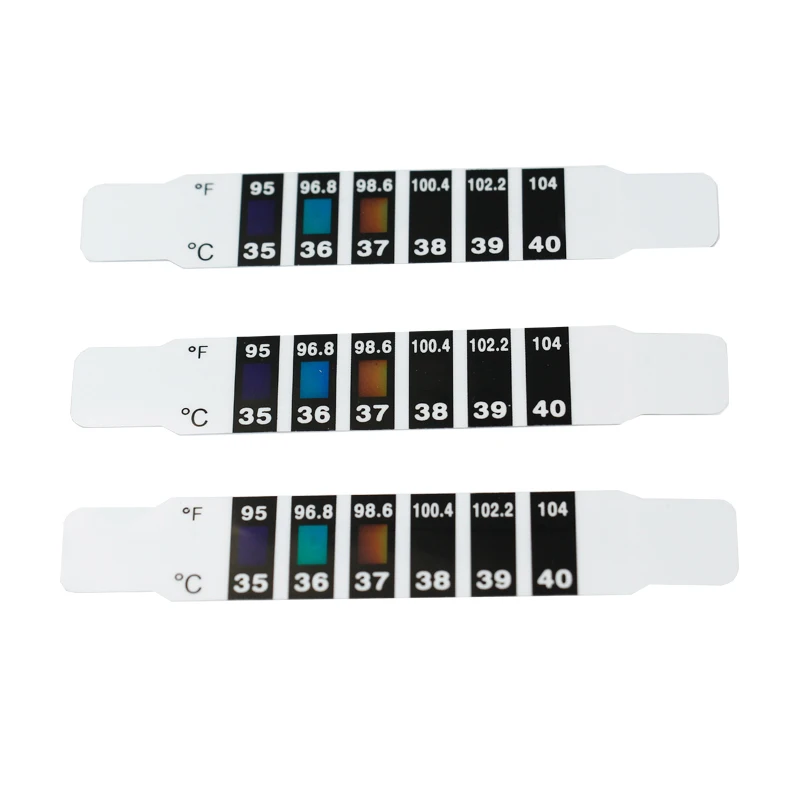 Гибкий многоразовый термометр для лба 10 шт. простой в использовании жар градус