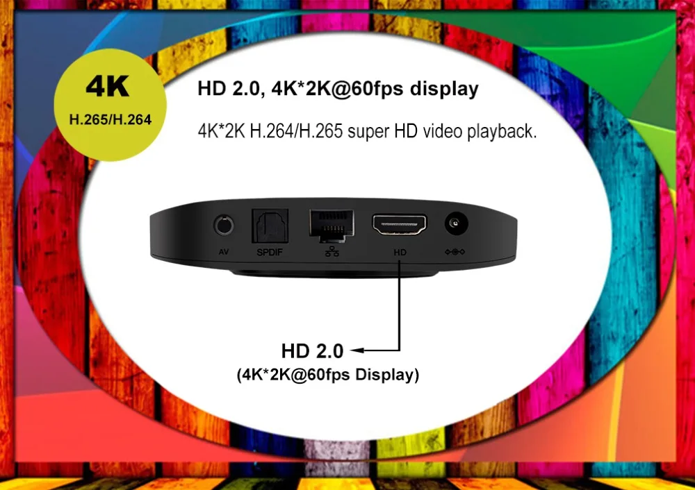 TX2 2 Гб 16 Rockchip четырехъядерный процессор RK3229 Android 6.0.1 TV BOX Bluetooth 1 4K 60tps 4 ГГц WiFi