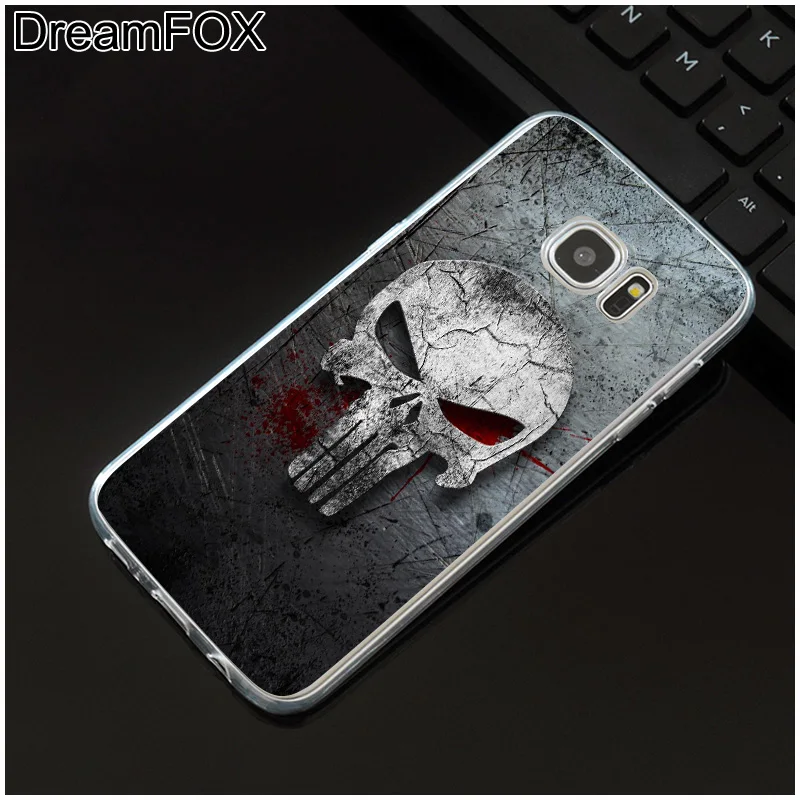 DREAMFOX M359 The Punisher Soft TPU Silicone Case Cover For Samsung Galaxy Note S 7 8 9 10 10e 11 11e Lite Edge Plus |