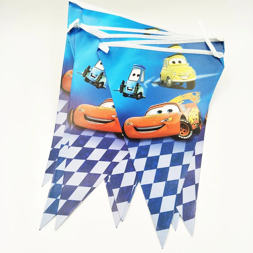 flag Mcqueen малыш день рождения принадлежности скатерть чашка тарелка соломенная салфетка Подарочный пакет конфеты коробка попкорн события Patry украшения - Цвет: flag