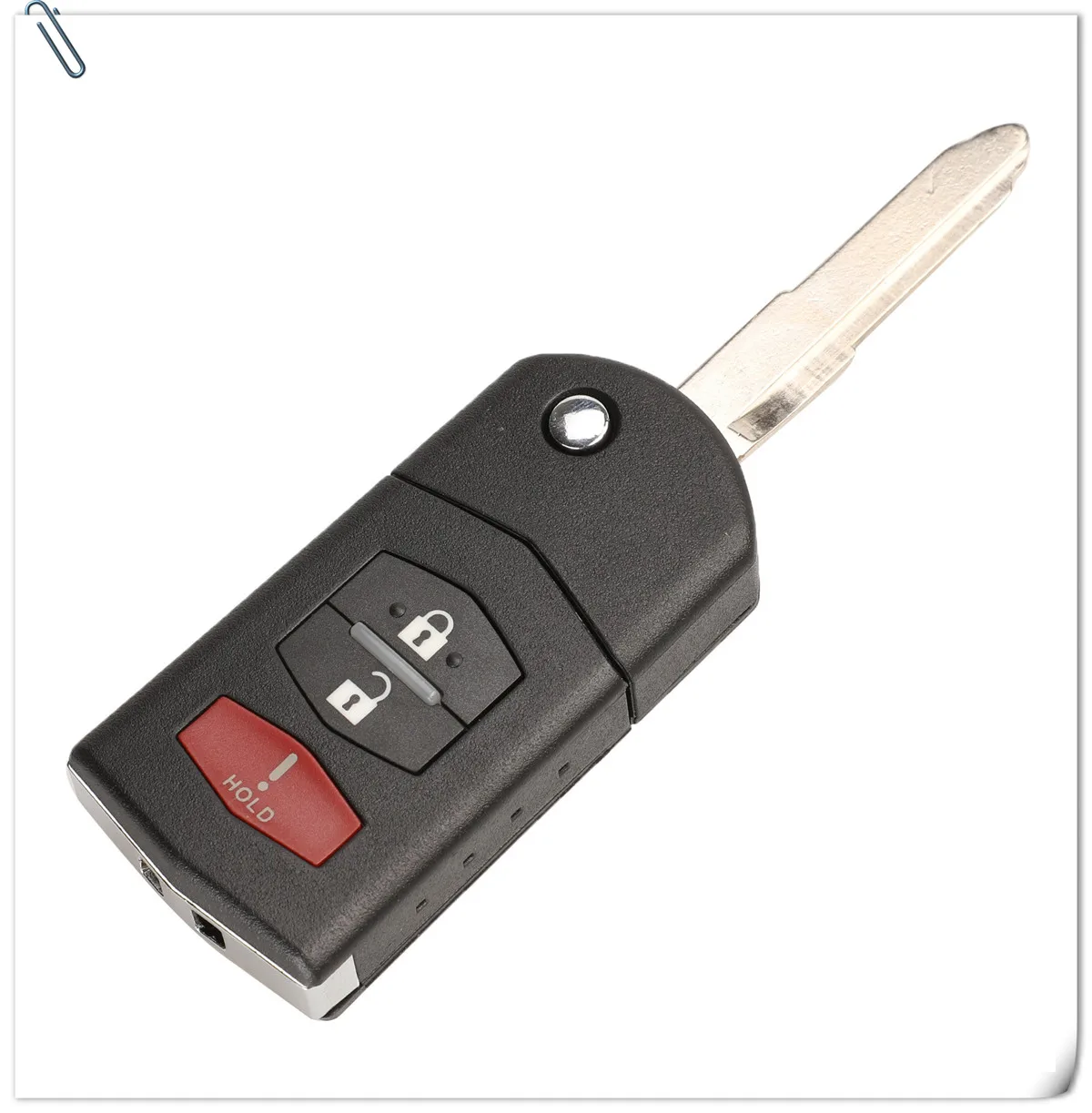 jingyuqin 3/4 Buttons Remote Folding Car Key 315Mhz For Mazda 3 5 6 CX-7 CX-9 MX-5 Miata BGBX1T478SKE125-01 4D63 Chip Fob
