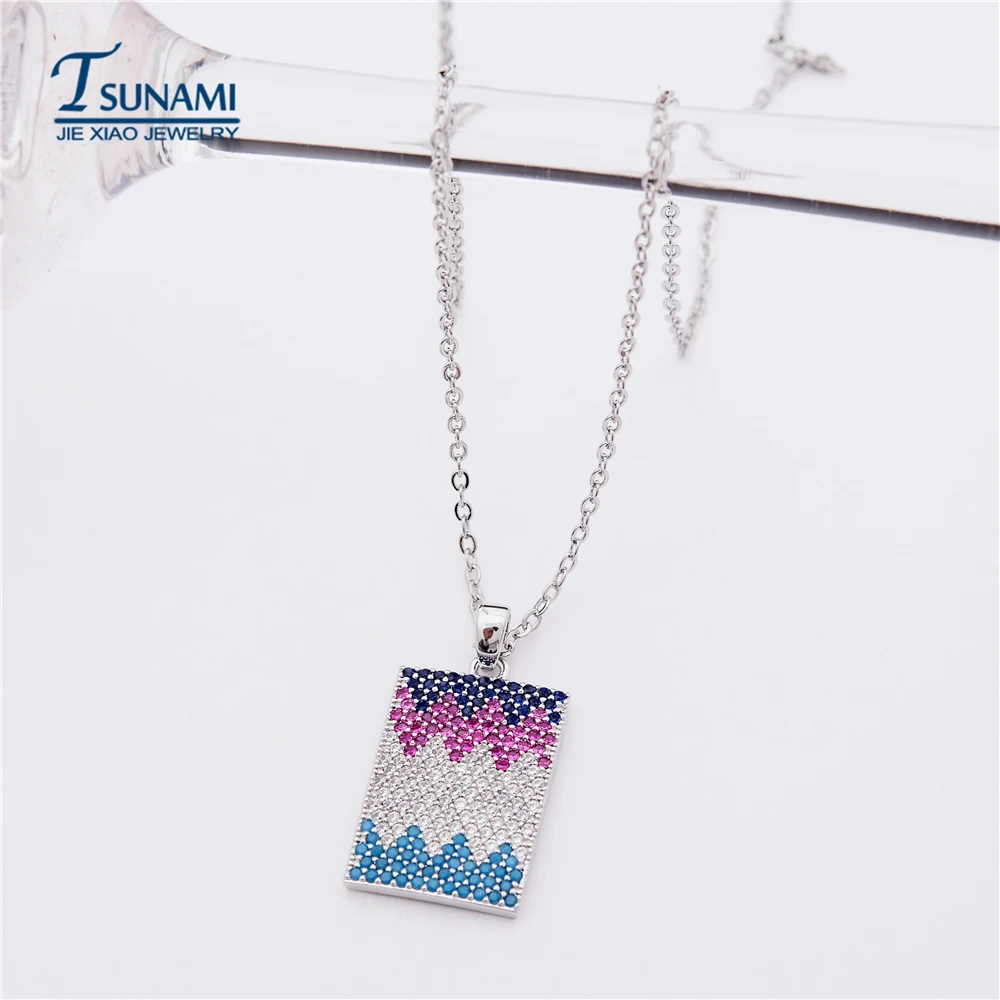 Женщины/девушки цветом AAA циркон кулон девичий вечерние/свадебный подарок D 006|gift