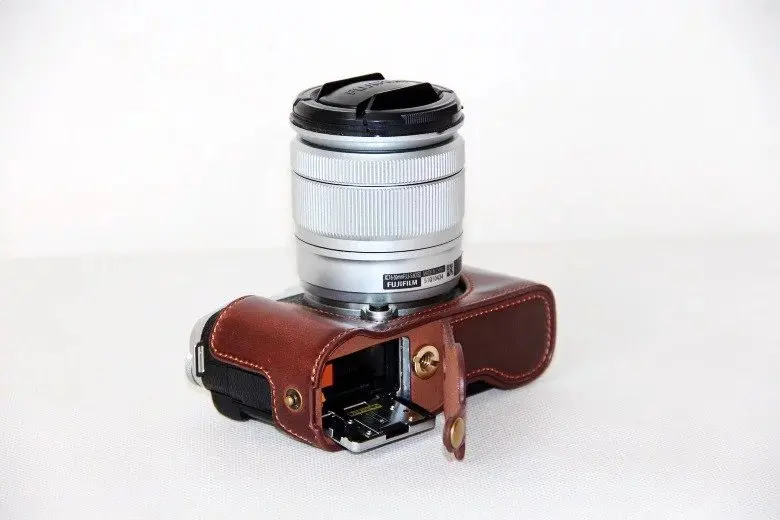 Сумка для камеры чехол FujiFilm Fuji X M1 A1 XM1 XA1 XA2 наполовину корпус из искусственной
