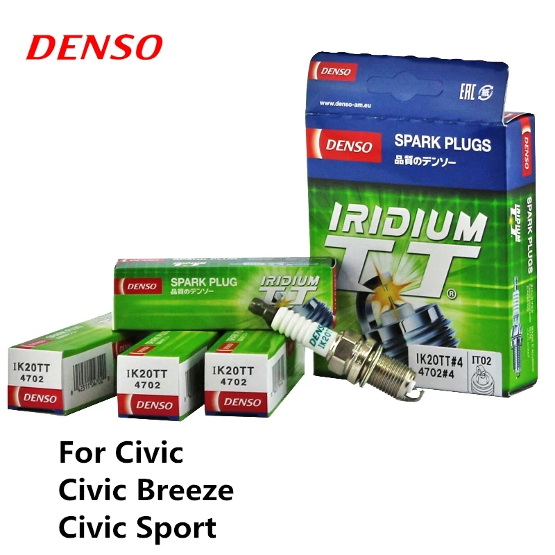 Автомобильная свеча зажигания DENSO для Honda Civic Breeze Sport Иридий Платина IK20TT|plug for car|plug