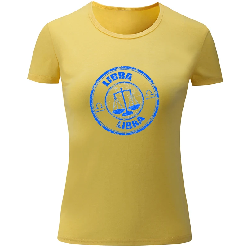 Созвездие Девы рыба Стрелец весы дизайнерская женская футболка с коротким