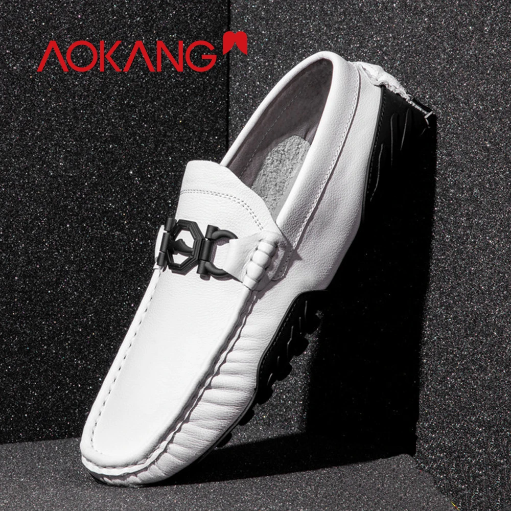 AOKANG/2019 весенние лоферы мужская повседневная обувь легкая Молодежная из
