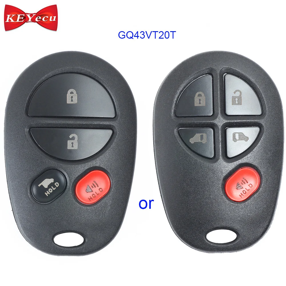 KEYECU для Toyota Sienna 2004 05 06 07 08 09 2010 2011 2012 13 14 15 16 17 2018 БЕСКЛЮЧЕВОЙ пульт дистанционного