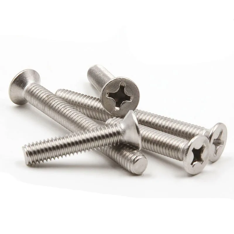 304 нержавеющая сталь крест плоская головка болта Винты M1.2X3/4/5/6/8 мм GB819 |