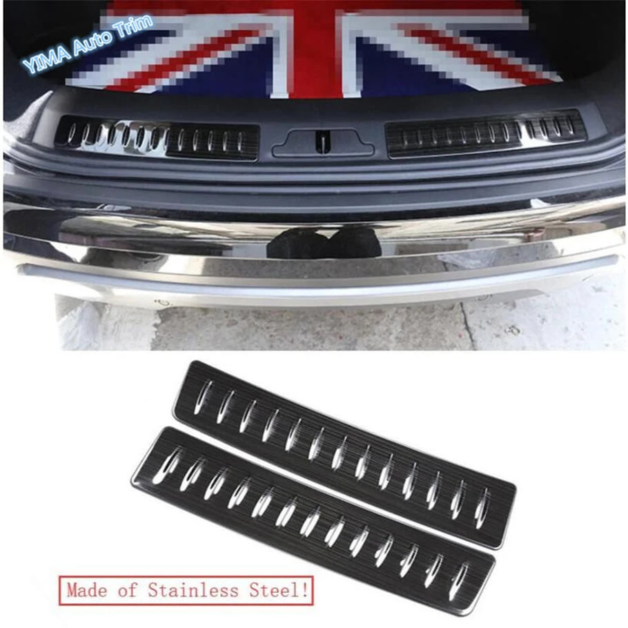 

Lapetus Auto Styling Inner Rear Trunk Guard Sill Plate Pad Skid Plate Cover Trim For Land Rover Range Rover Velar 2018 - 2021