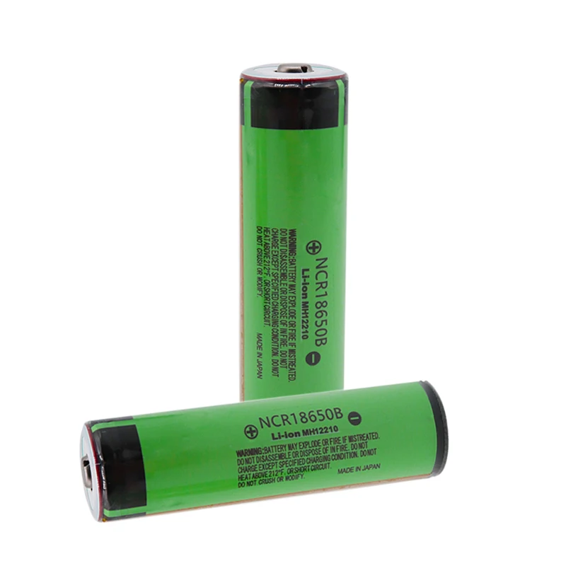 100% NCR18650B 3 7 V 18650 аккумулятор 3400mAh литий ионный для фонарика с защитой