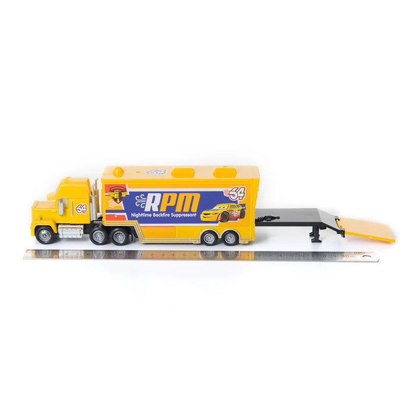 Disney Pixar Cars 2 3 игрушки № 35 грузовик молния McQueen Джексон шторм Рамирез Мак дядюшка 1:55 литой модельный автомобиль игрушка детский подарок
