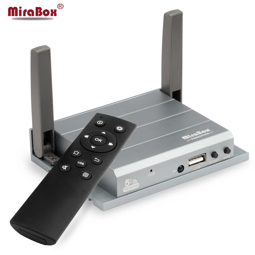 Mirabox Беспроводной HDMI Потоковое адаптер для iOS и Android Phone Support Miracast/DLNA/Airplay/Дисплей