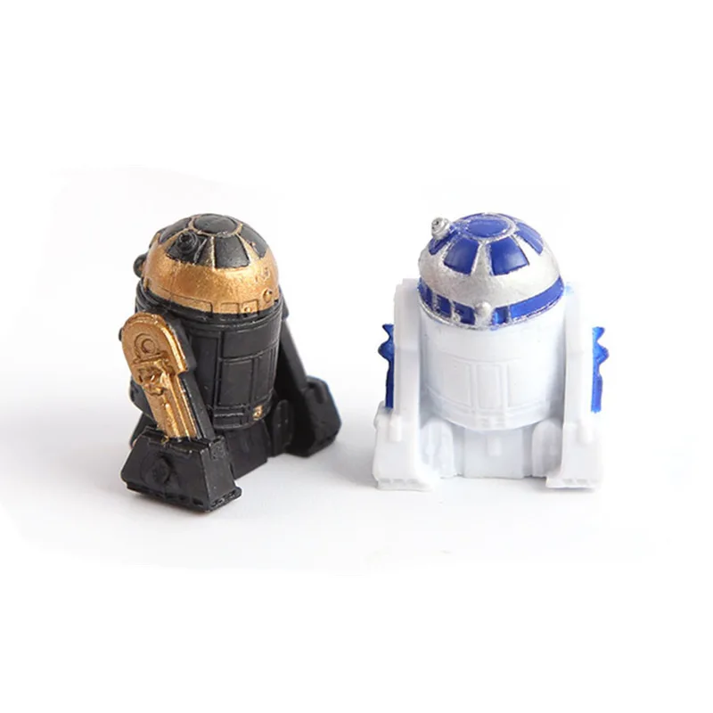 18 шт./партия, версия Star Wars Q, милый дисплей, модель, коллекционная игрушка, горячий фильм «Звездные войны», робот, R2-D2, шторм, игрушки-солдаты, подарок для детей