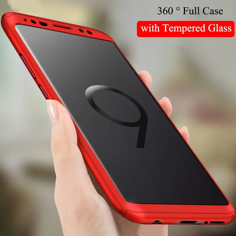 BALMORA Phone Case for Samsung Galaxy S10 S9 S8 plus case S7 Edge cover 360 Degree samsung S10E Note 8 9 Protection Cases |
