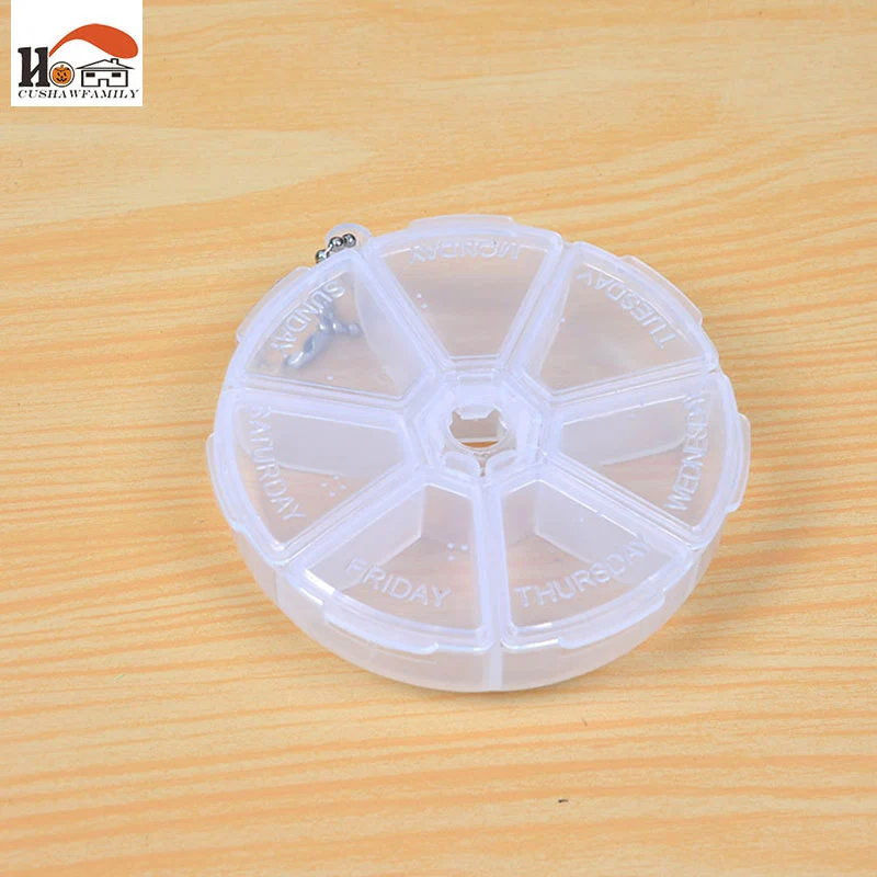 CUSHAWFAMILY портативный вращающийся в неделю 7 слотов уплотнение чехол для таблеток s