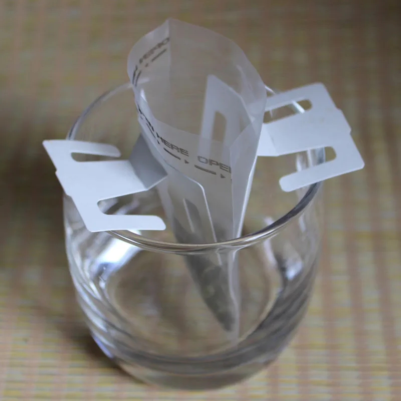 100 шт./лот новинка пустой пирамидный чайный пакетик ситечко для ароматизированного чая чайные пакетики