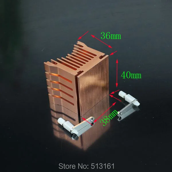 Алюминиевый радиатор охлаждения 5 шт. золотой | Компьютеры и офис