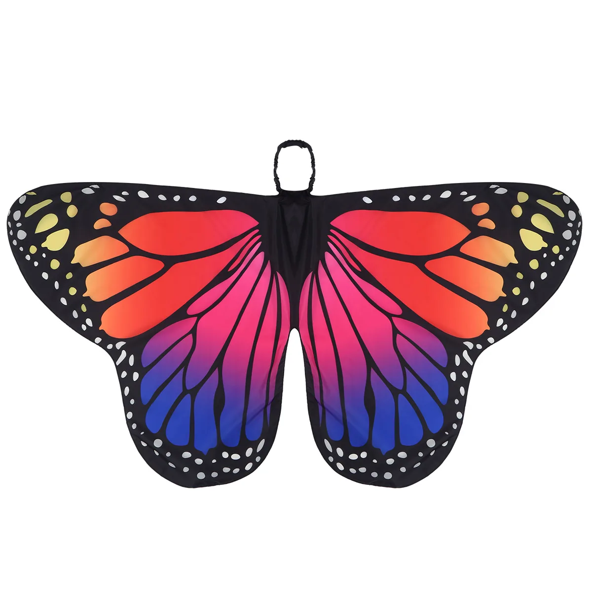 Детская накидка TiaoBug с крыльями бабочки для девочек Хэллоуина вечеринки косплея