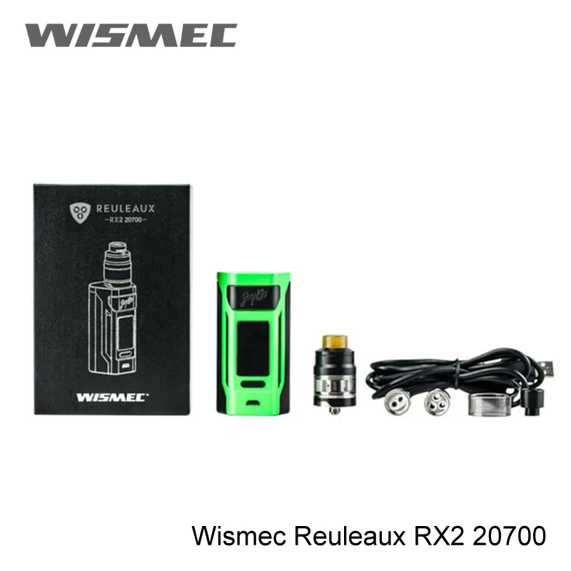 2 шт./лот оригинальный wismec reuleaux RX2 Mod 200 W 20700 коробка мод электронная сигарета Vape 1 3