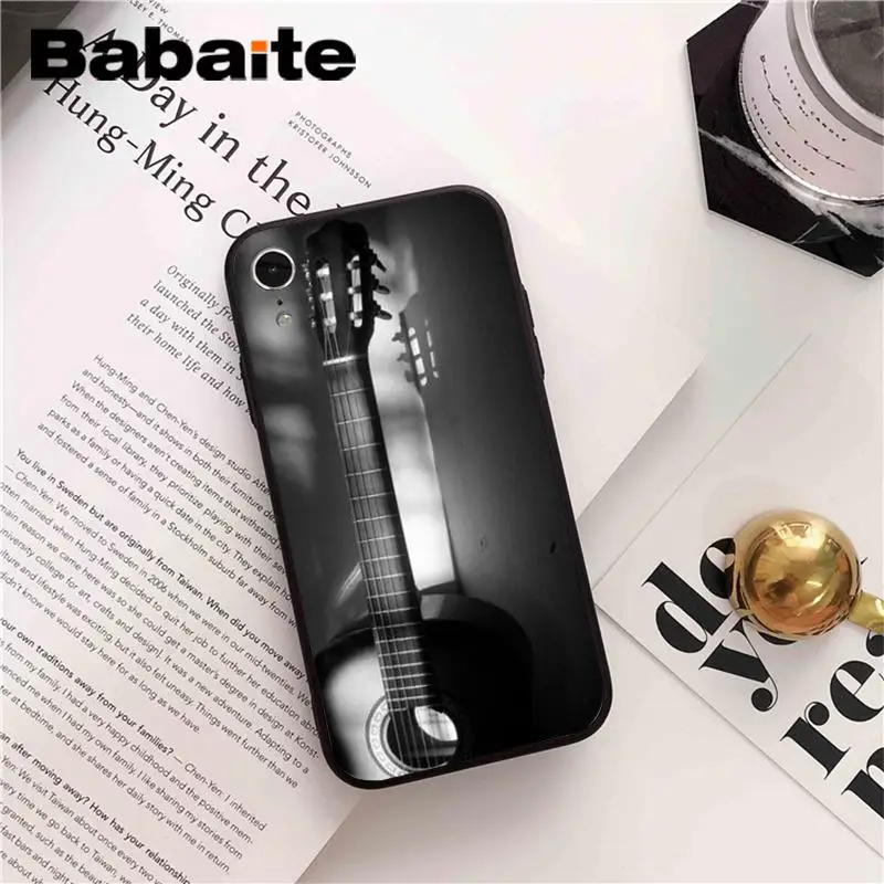 Babaite гитара amp шаблон ТПУ мягкий телефон аксессуары чехол для iPhone 8 7 6 6S Plus X XS MAX 5 5S SE XR Fundas Capa