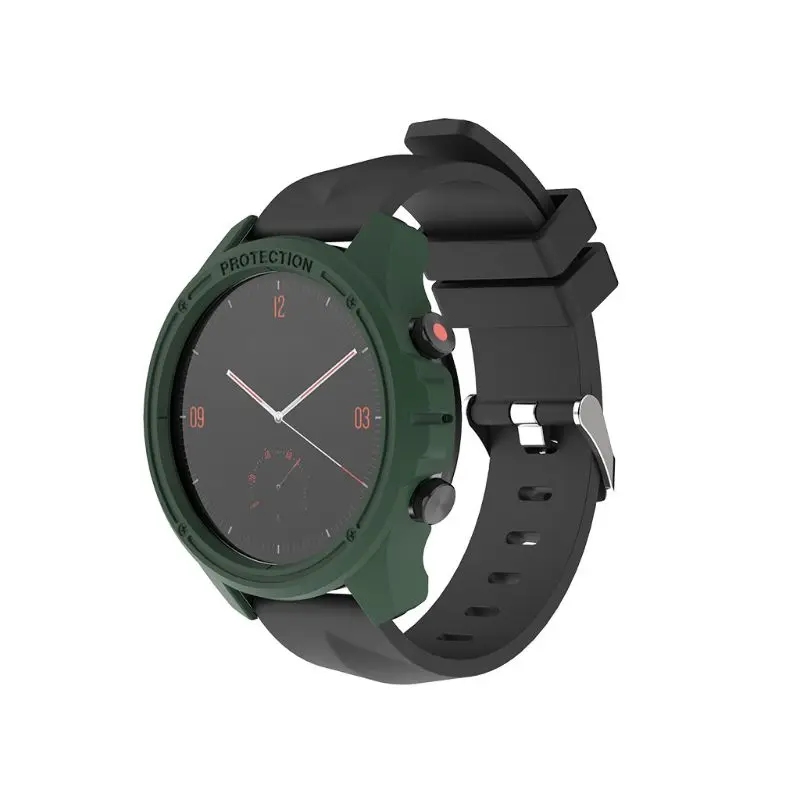 Army Green Anti-Scratch Shockproof Hard PC Protective Case Cover Shell for Ticwatch C2 Smart Watch Sports Accessories - Цвет: Army Green