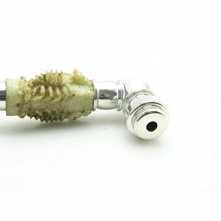 2 шт./лот смола в стиле морепродуктов с металлической трубкой для курения табака