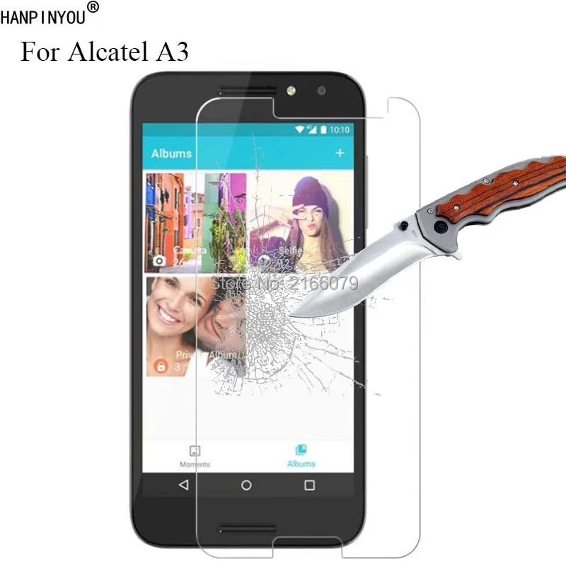 Защитное стекло закаленное 9H 2.5D для Alcatel A3 5046D 5046Y 5 0 &quot инструменты очистки|tempered