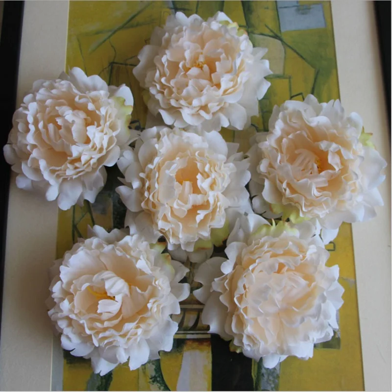 5 шт. искусственные большие шелковые цветы пиона 14 см|flowers for|fake flowersflower for wedding |