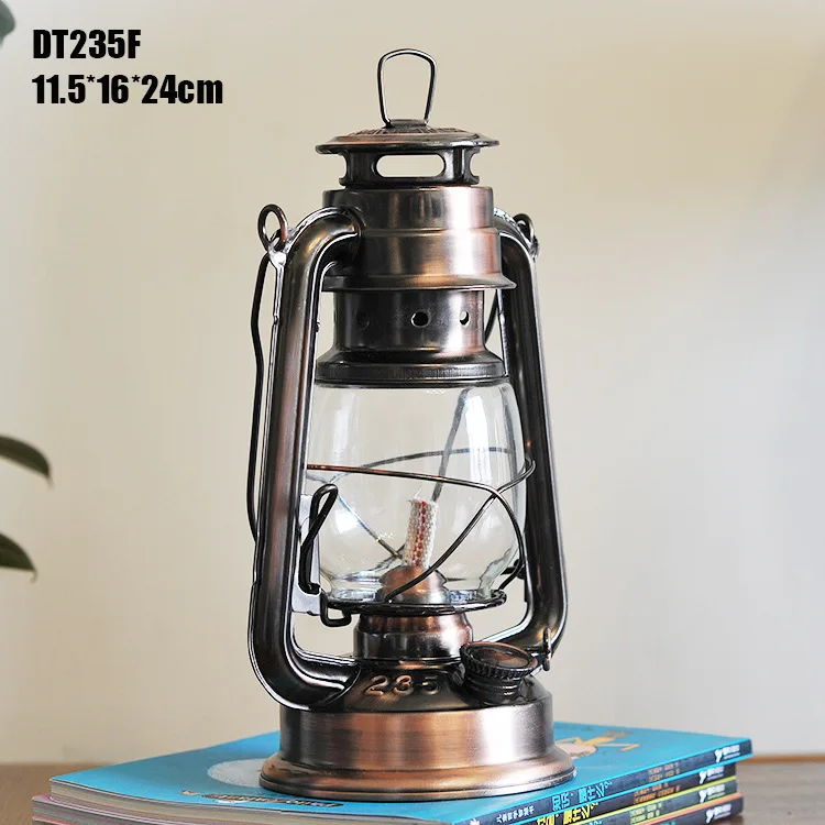Средиземноморский стиль Фонарь Бронзовая масляная лампа предметы интерьера