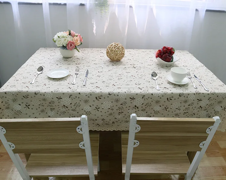 

Fort Hope Dandelion Print Tablecloth Kitchen Dining Table Decorations Home Rectangular Party Table Covers Christmas Ornaments