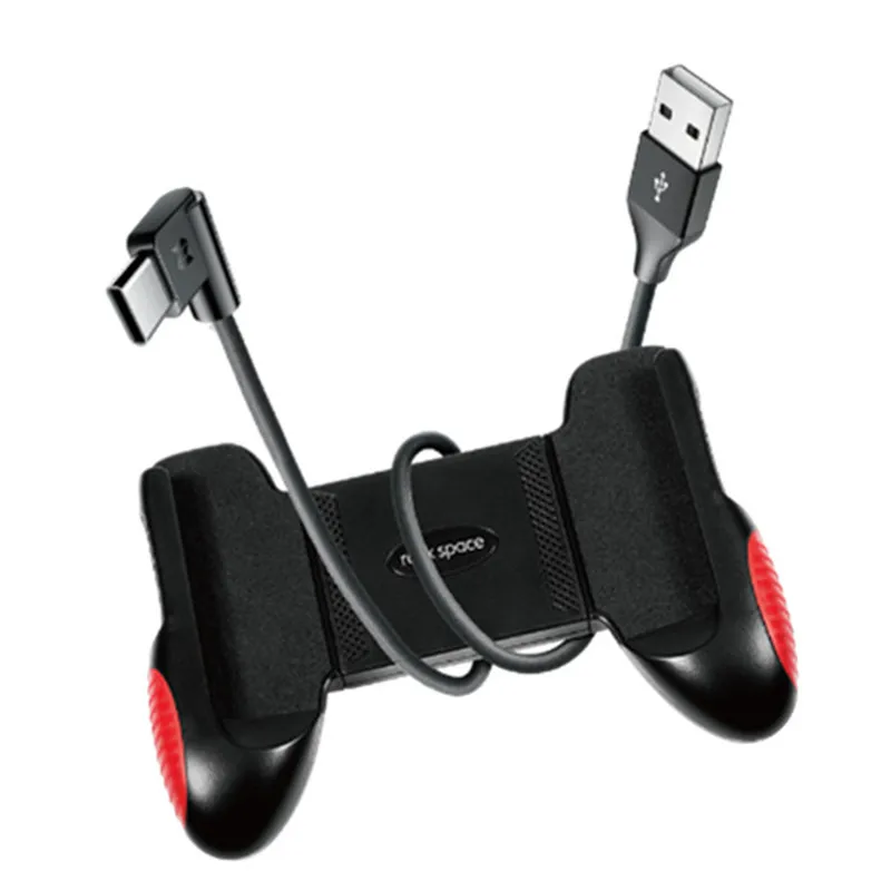 Red add cable Геймпад huawei Rock Space, новинка, АБС-пластик, аксессуары для телефонов, игровой контроллер с крюком для IPhone, Android, мобильного телефона - Цвет: Red add cable