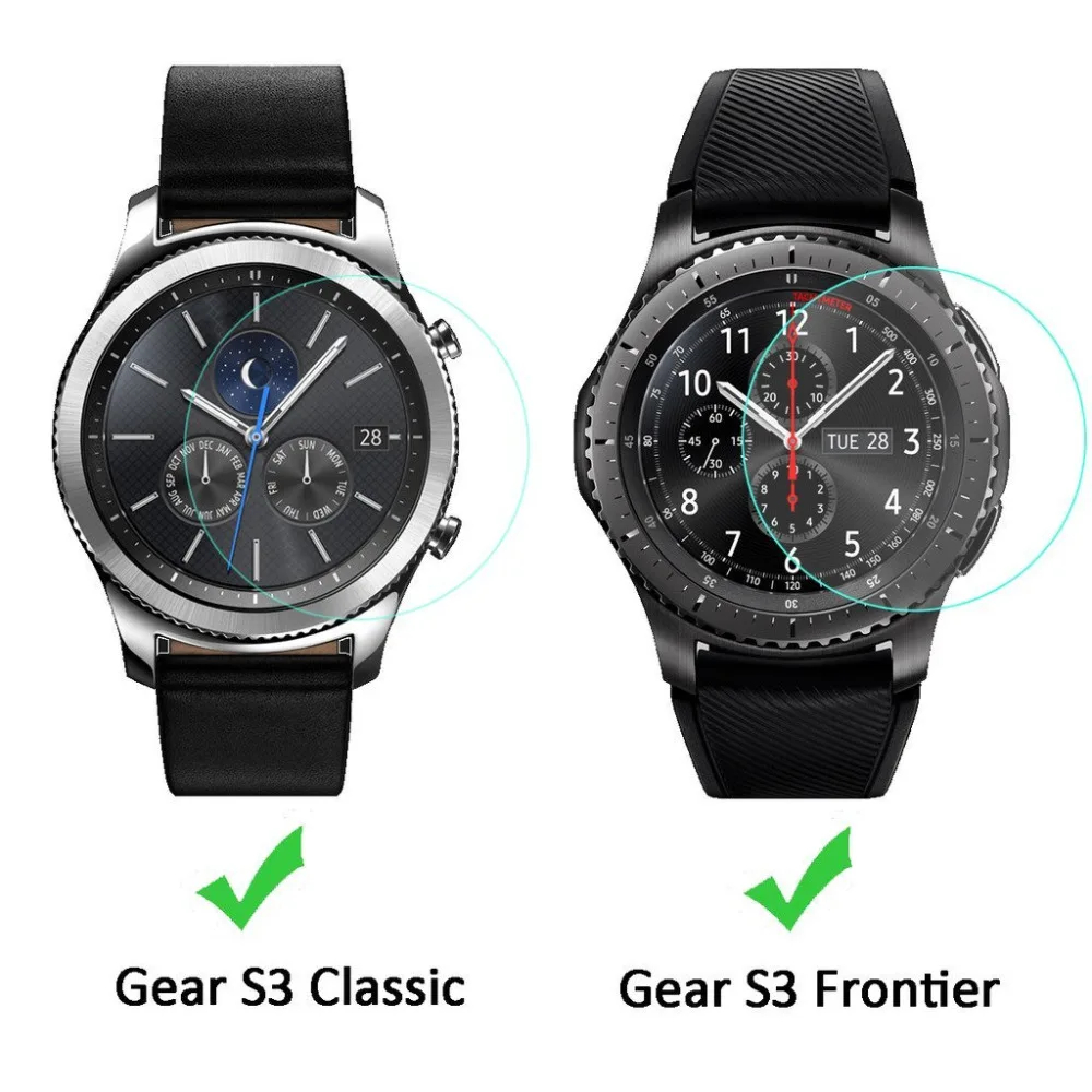 Закаленное защитное стекло для смарт часов Samsung Gear S3 Classic Frontier|Ремешки часов| |