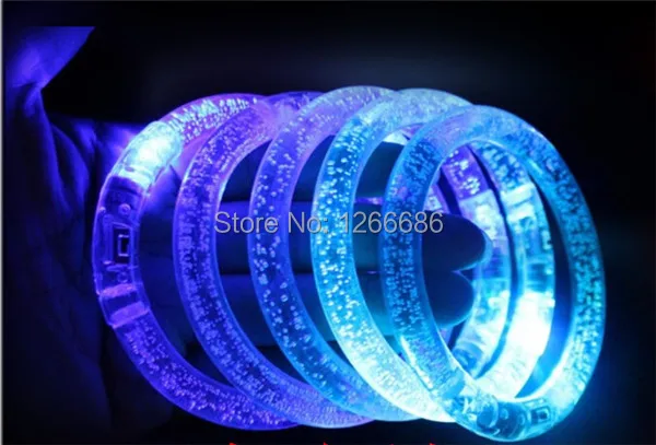 1200pcs/lot flash light bracelets LED Flash Blinking neon decoration Color Changing Bracelet |