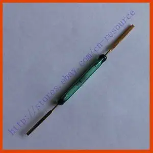 

New 5X 4*36mm Green Glass Tube Length SPST Gilded Contact N O Reed Switches