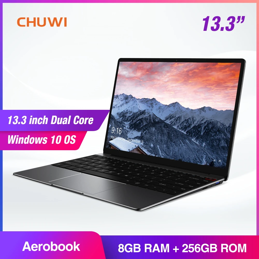 CHUWI AeroBook 13 3 дюймов ips ноутбук Intel Core M3 6Y30 Windows 10 8 Гб ram 256 ГБ SSD с подсветкой