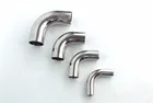 Санитарный нержавеющий тройной зажим, Колено 90 градусов, 304 316